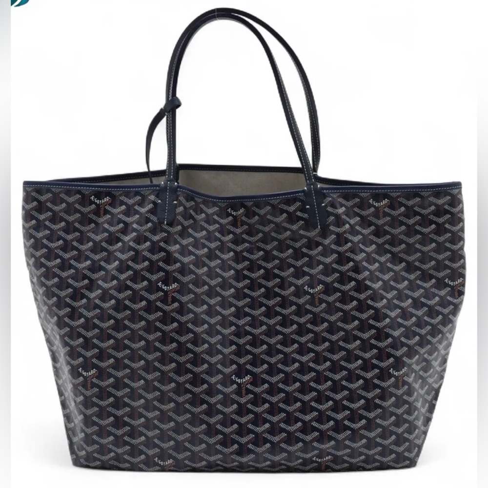Goyard Navy Blue GM Tote Bag